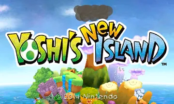 Yoshis New Island (USA) screen shot title
